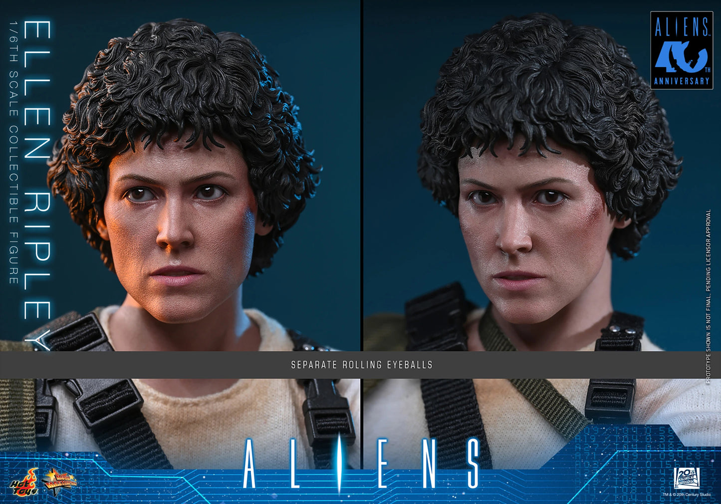 Hot Toys Aliens Ellen Ripley Sixth Scale Collectible Figure — 40th Anniversary Edition