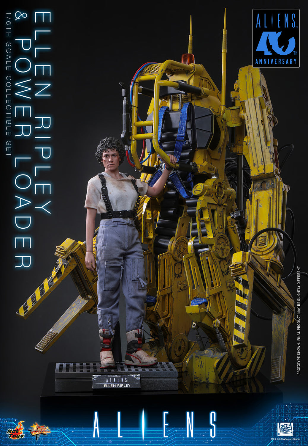 Aliens Ellen Ripley and Power Loader Sixth Scale Collectible Set (Hot Toys)