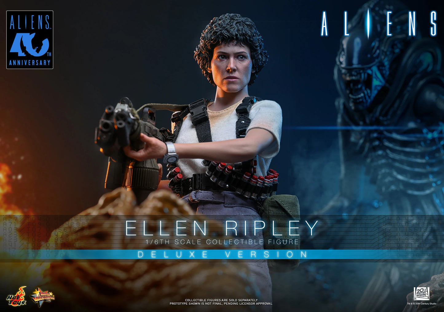 Hot Toys Aliens Ellen Ripley Deluxe Version 1/6th Scale Collectible Figure