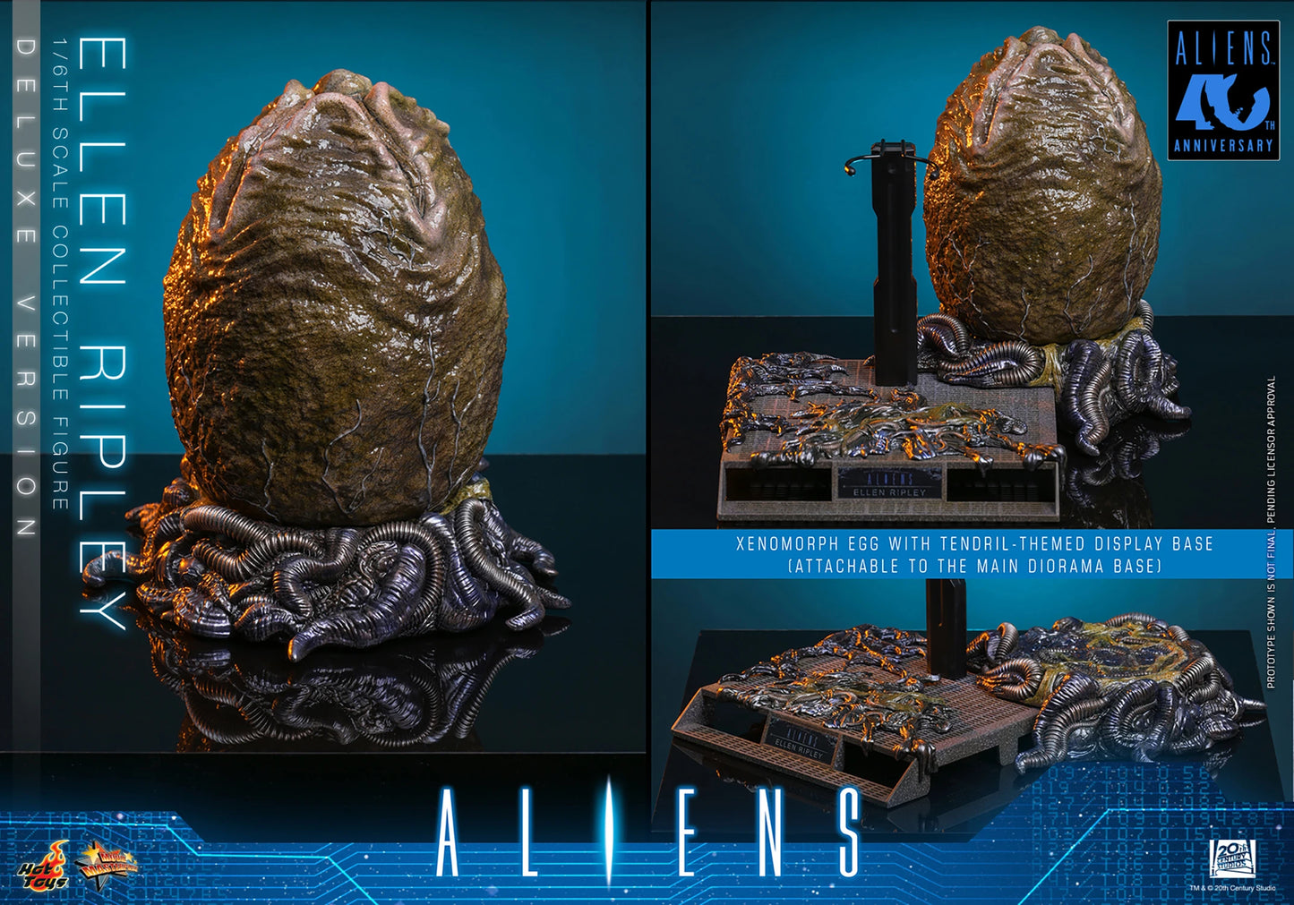 Hot Toys Aliens Ellen Ripley Deluxe Version 1/6th Scale Collectible Figure