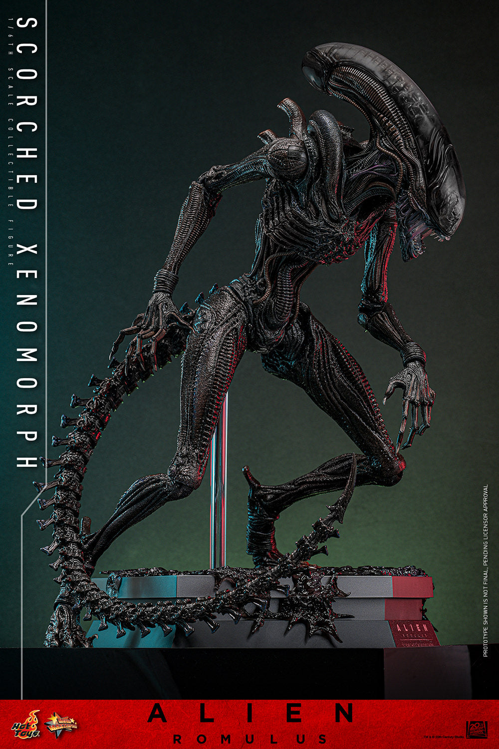 Scorched Xenomorph Sixth Scale Figure