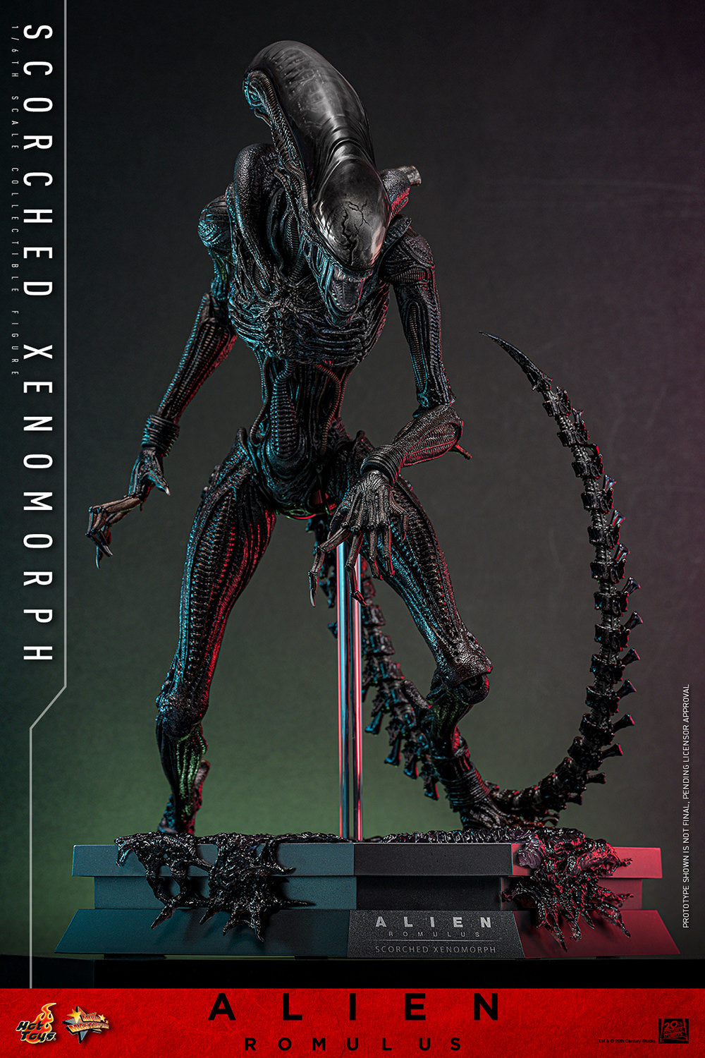 Scorched Xenomorph Sixth Scale Figure