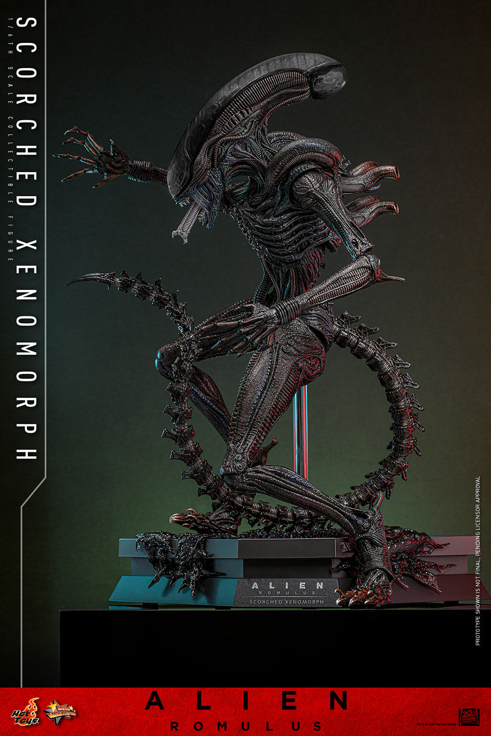 Scorched Xenomorph Sixth Scale Figure