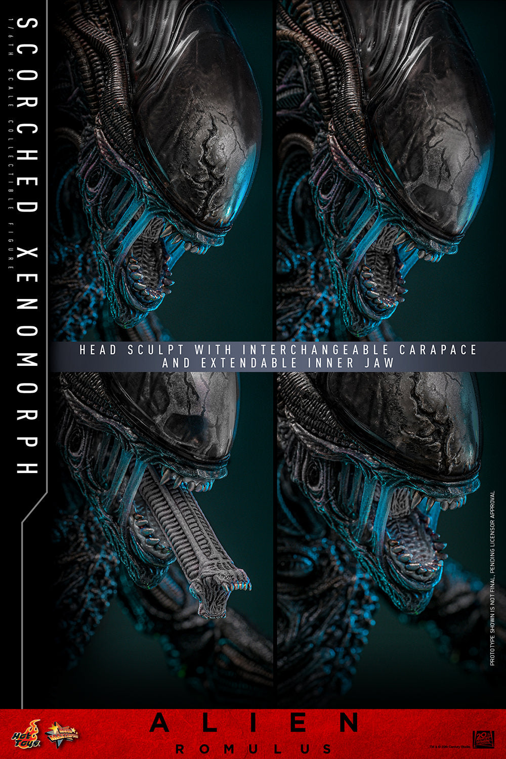 Scorched Xenomorph Sixth Scale Figure