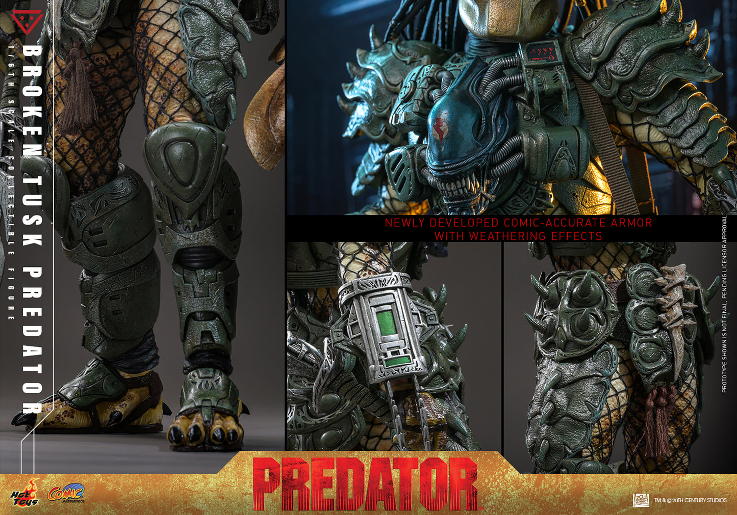 Broken Tusk Predator – Sixth Scale Figure by Hot Toys