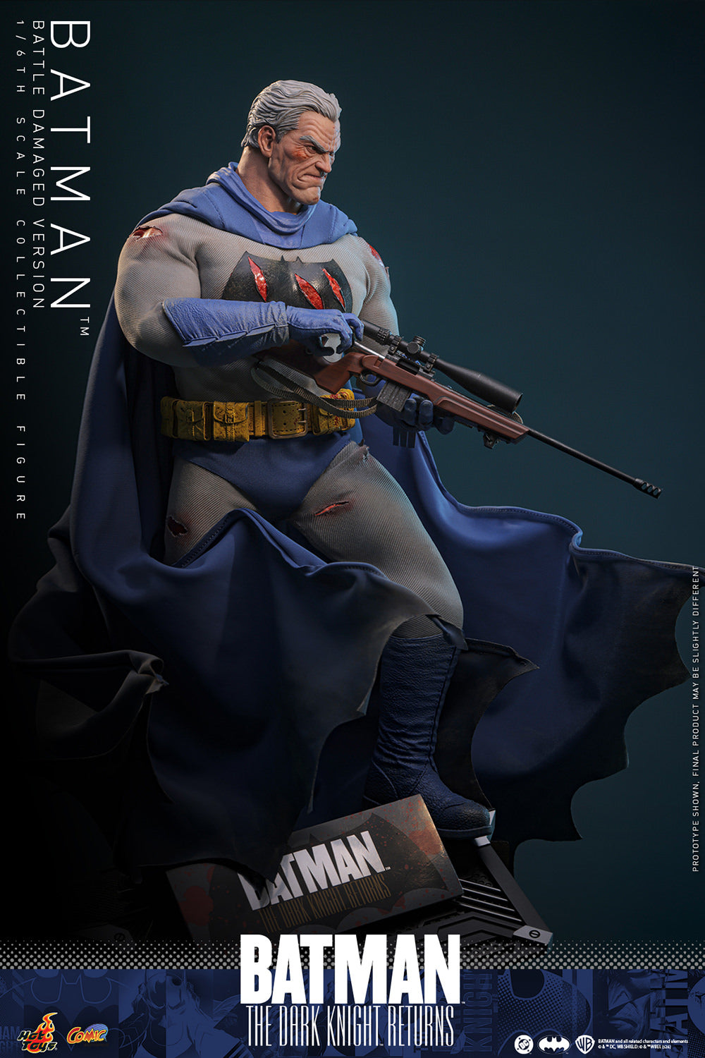 Batman The Dark Knight Returns (Battle Damaged Version) Sixth Scale Figure
