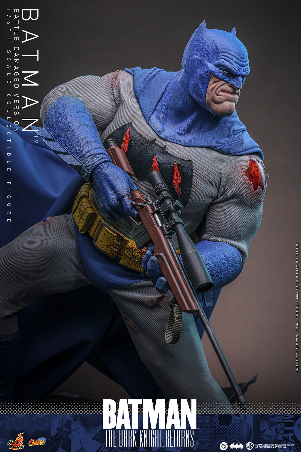 Batman The Dark Knight Returns (Battle Damaged Version) Sixth Scale Figure