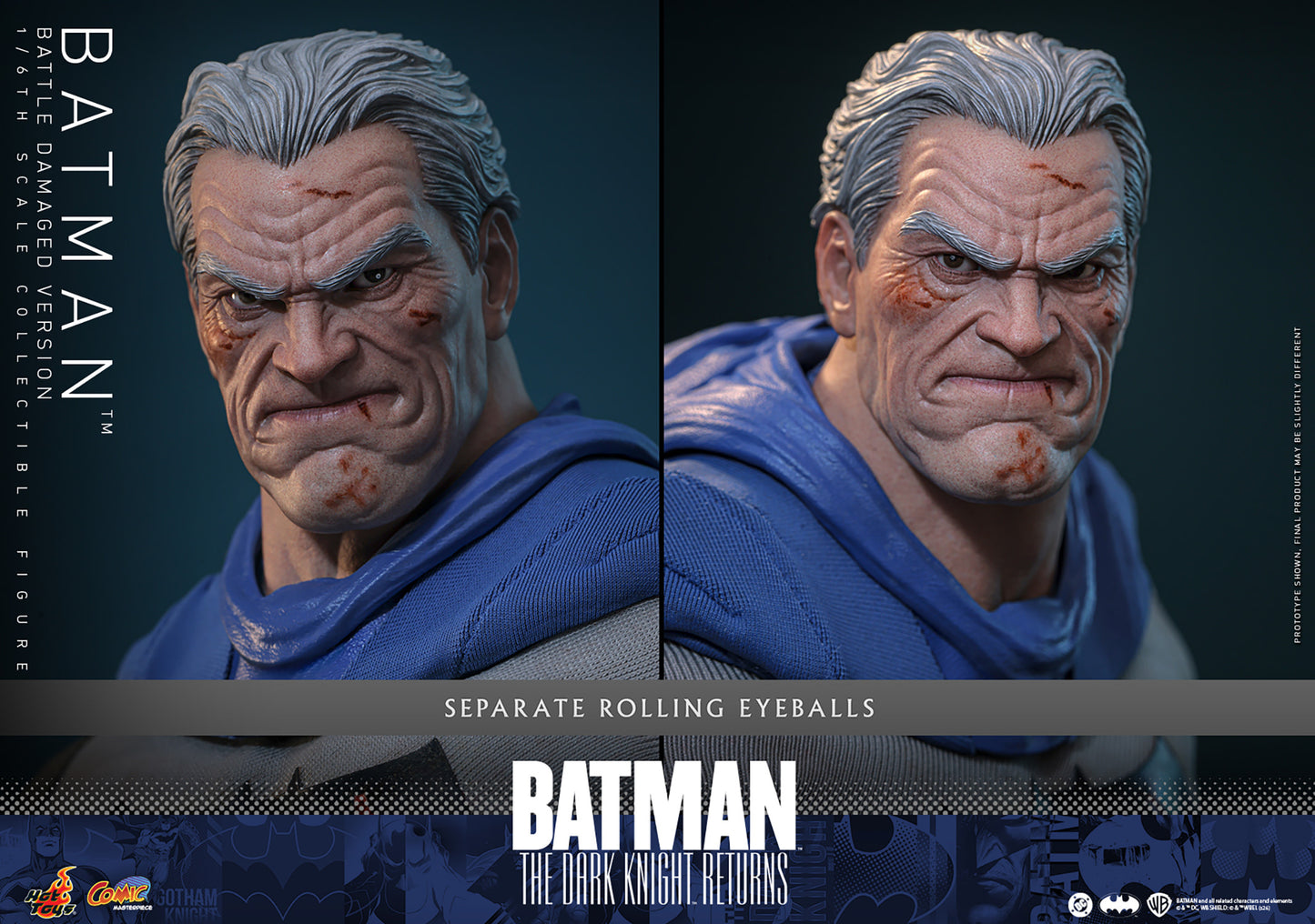 Batman The Dark Knight Returns (Battle Damaged Version) Sixth Scale Figure