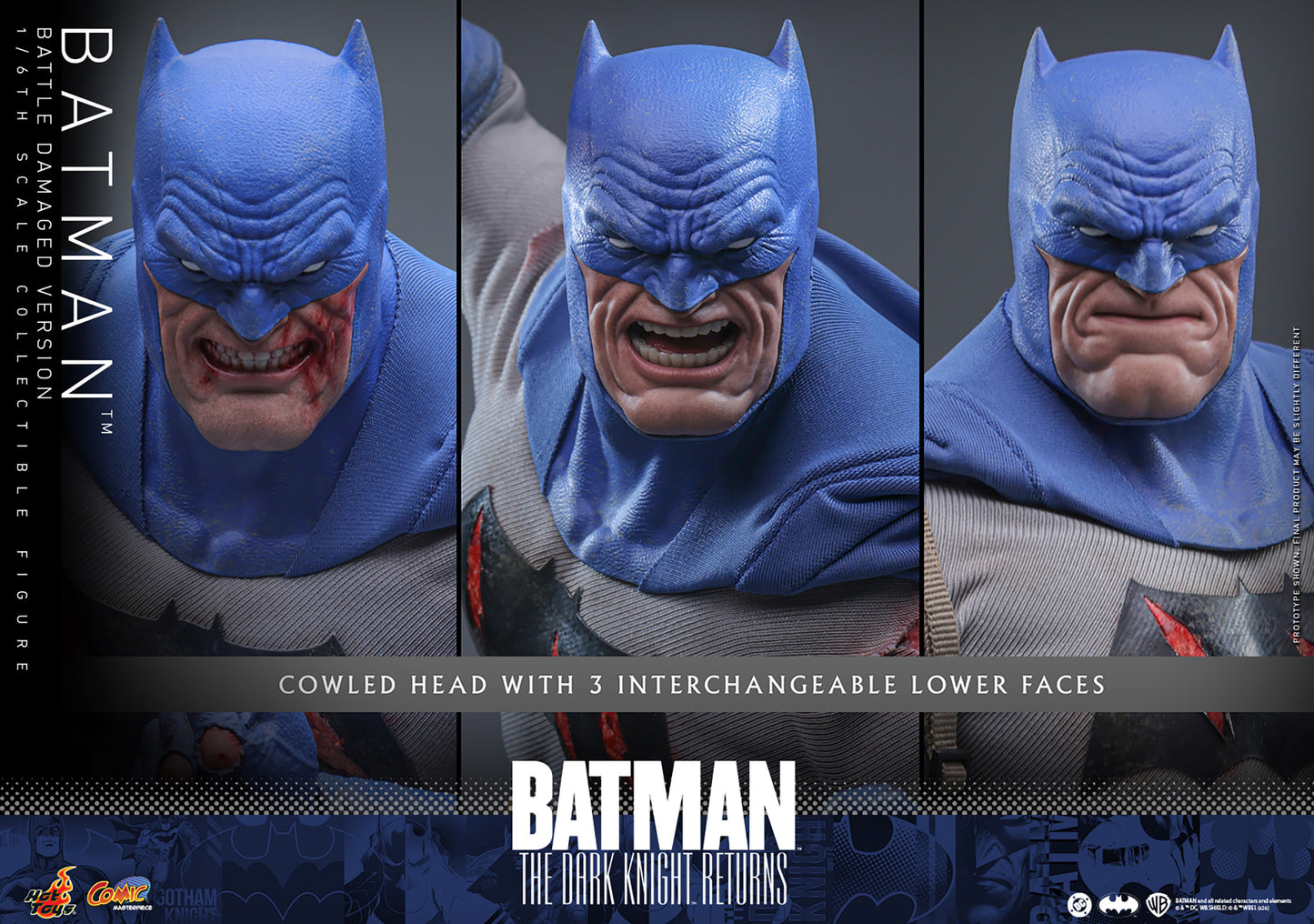Batman The Dark Knight Returns (Battle Damaged Version) Sixth Scale Figure