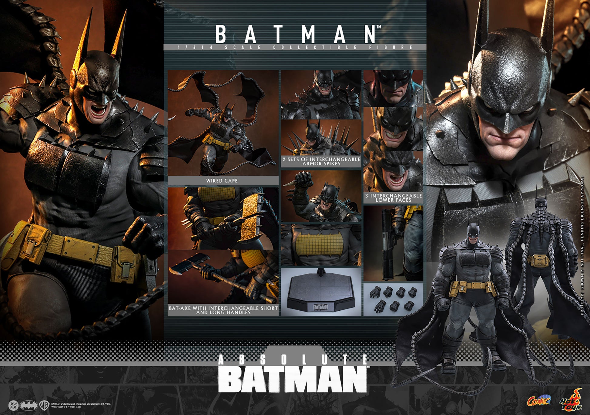 Hot Toys 1/6 Absolute Batman Figure Hot Toys 1/6 Absolute Batman Figure