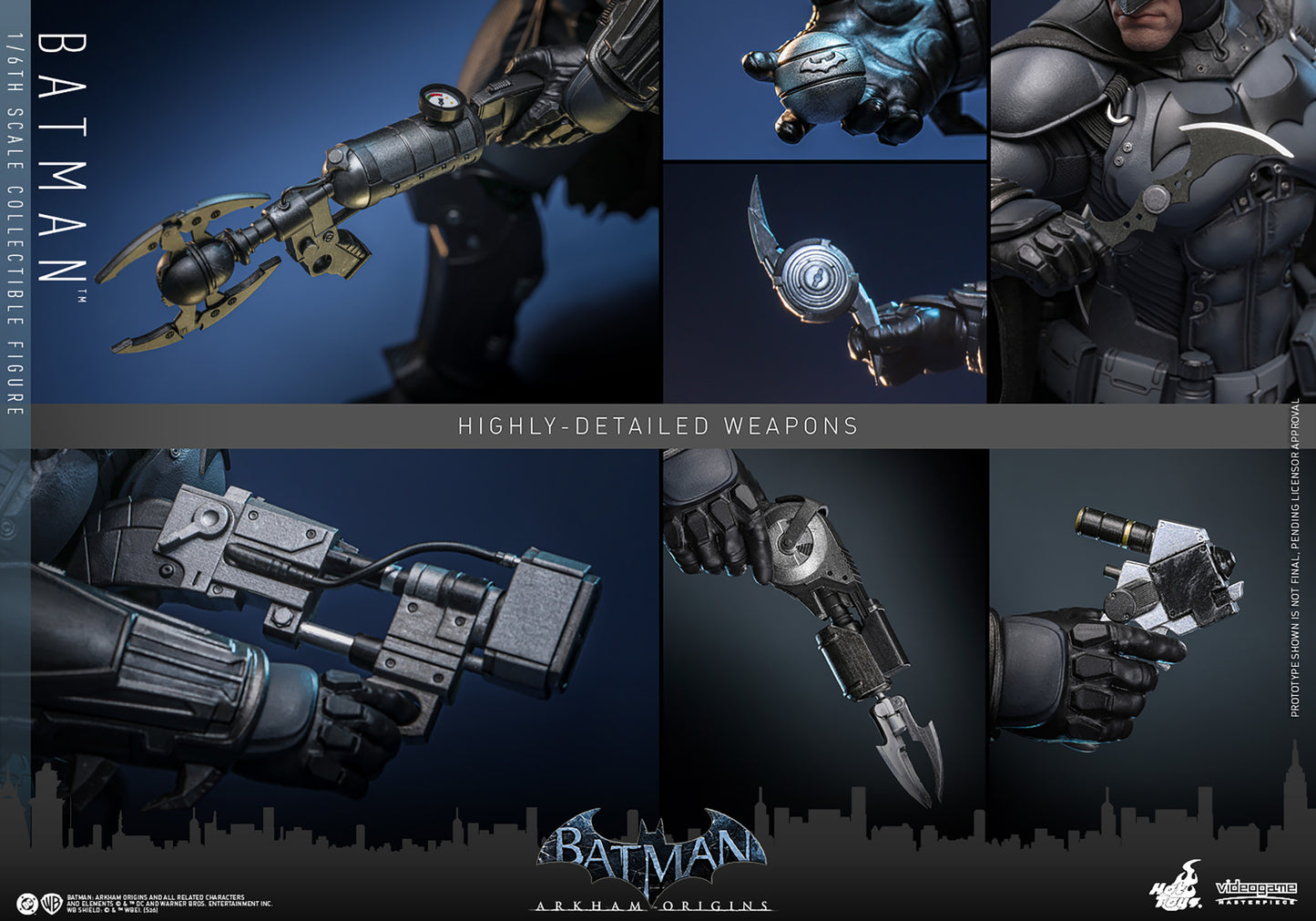 Hot Toys Batman (Arkham Origins) – 1/6 Scale Collectible Figure
