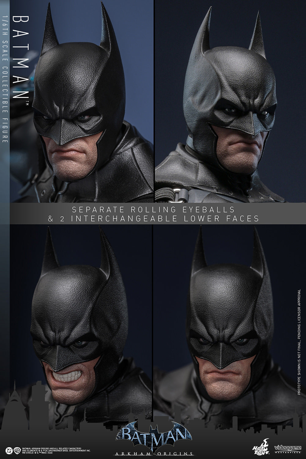 Hot Toys Batman (Arkham Origins) – 1/6 Scale Collectible Figure