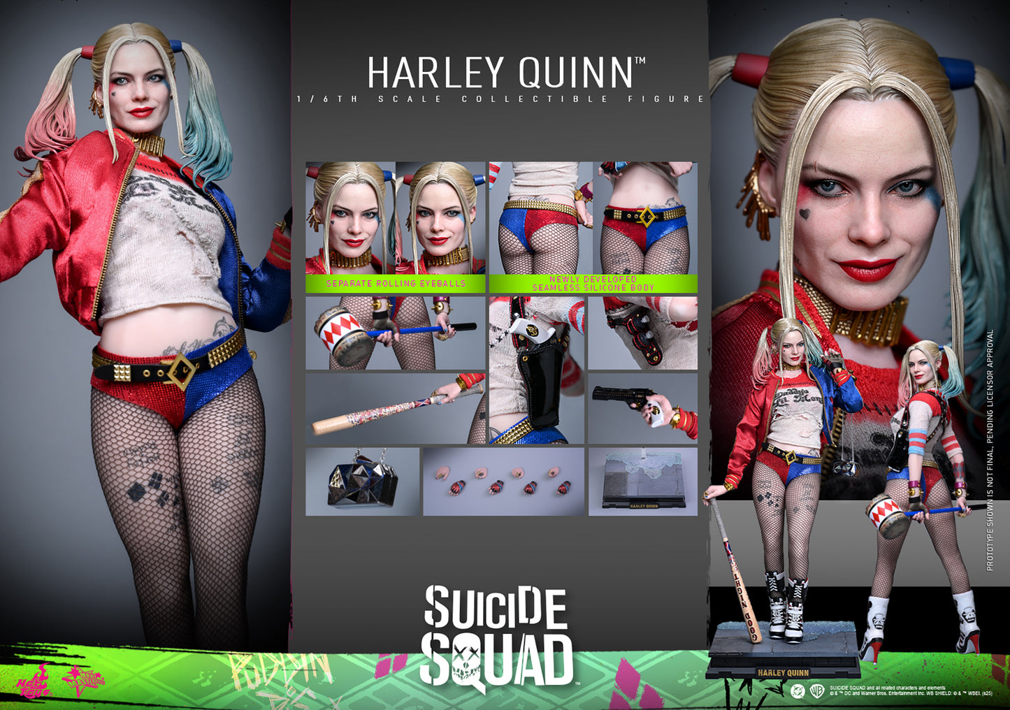 Harley Quinn Sixth Scale Collectible Figure by Hot Toys (Suicide Squad)