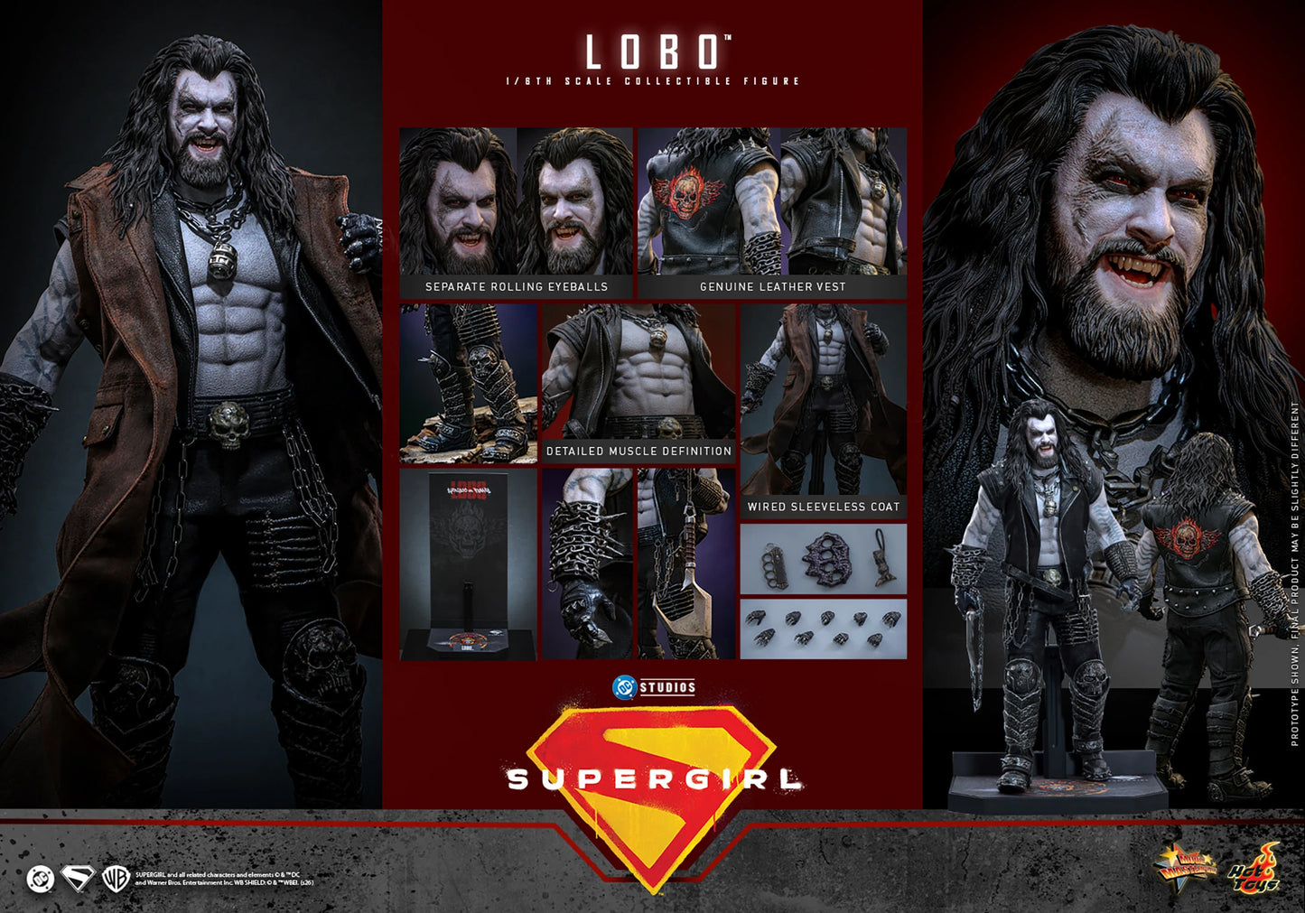 Lobo Sixth Scale Collectible Figure – Hot Toys | DC Supergirl Movie