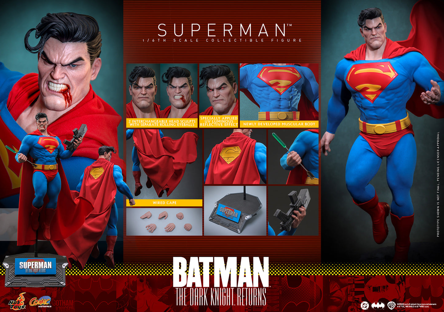The Dark Knight Returns Superman Sixth Scale Figure