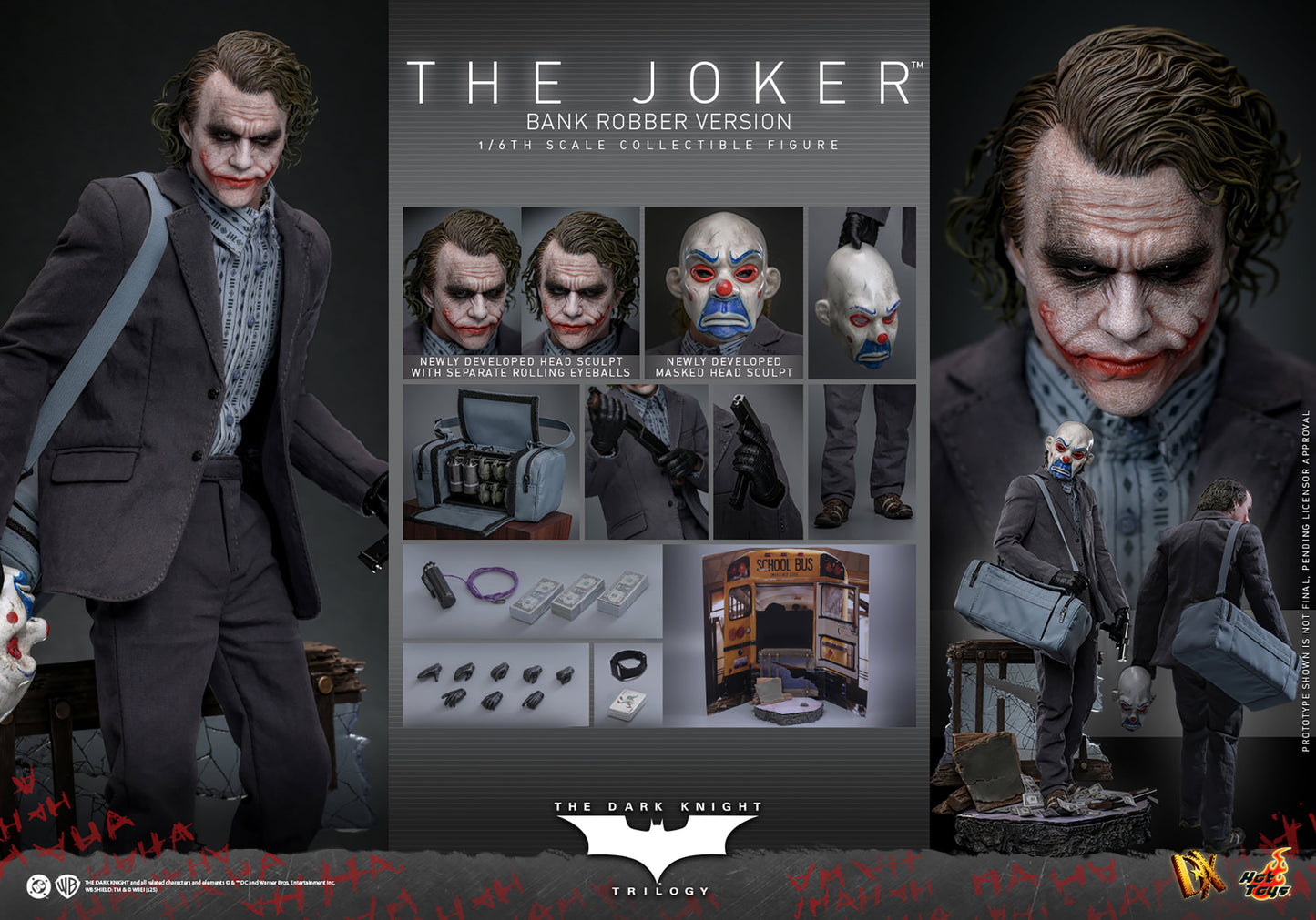 The Joker (Bank Robber Version) Sixth Scale Figure