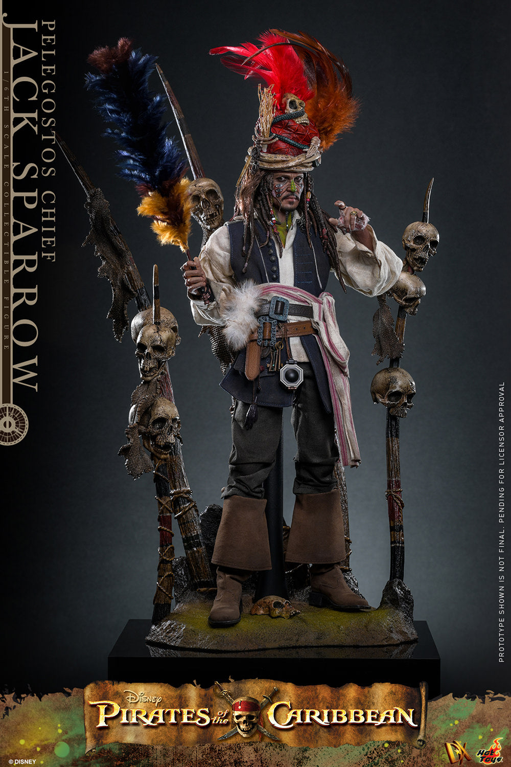 Pelegostos Chief Jack Sparrow Sixth Scale Figure - Hot Toys