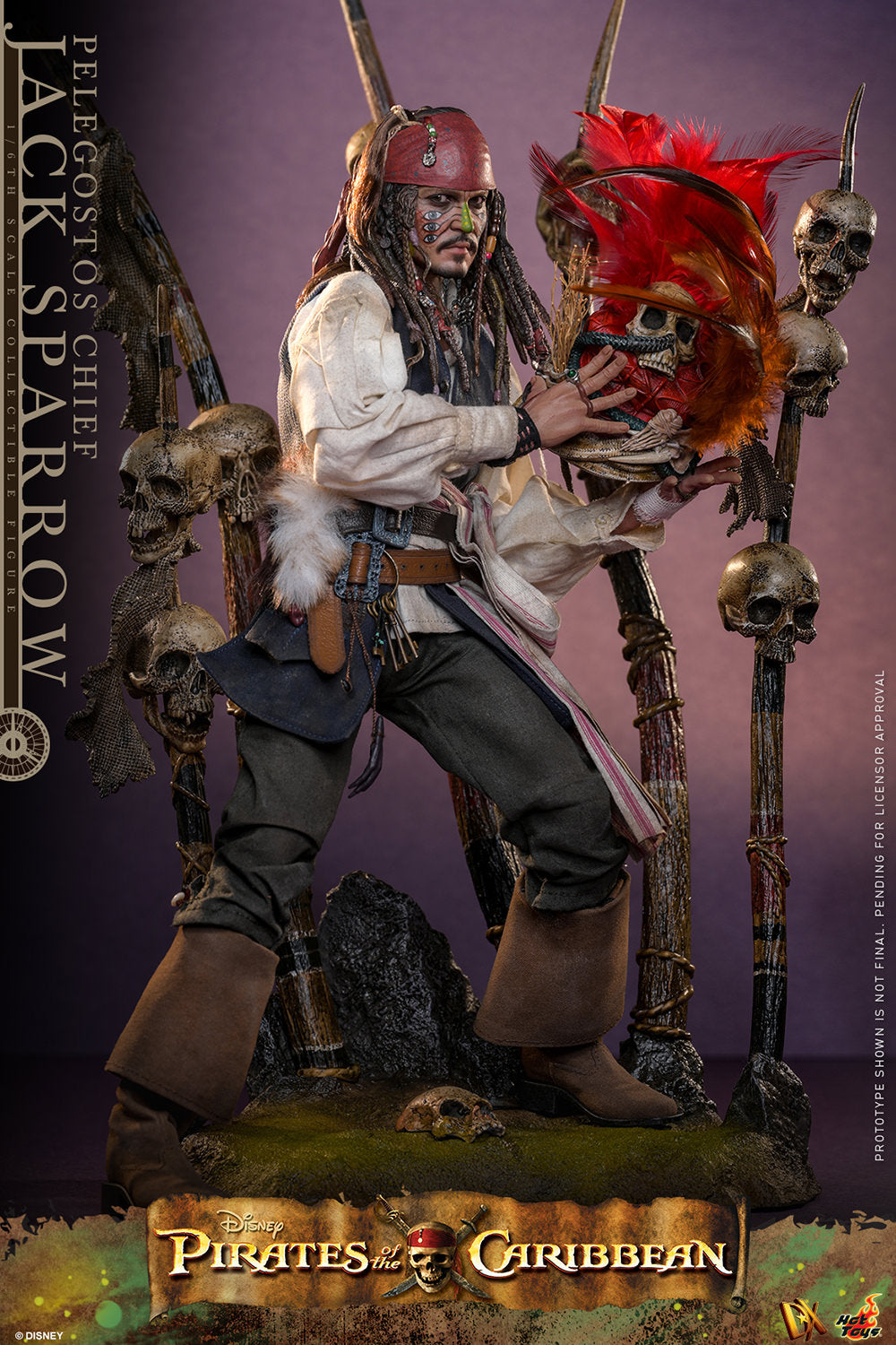 Pelegostos Chief Jack Sparrow Sixth Scale Figure - Hot Toys