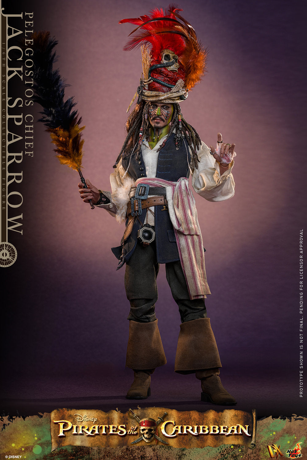 Pelegostos Chief Jack Sparrow Sixth Scale Figure - Hot Toys