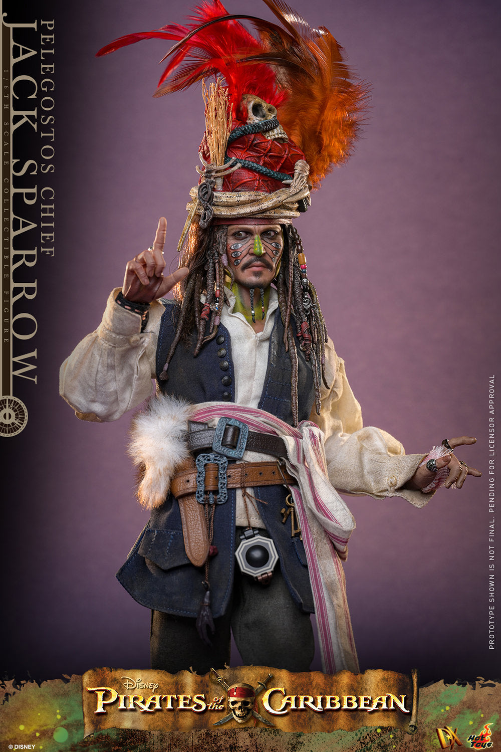 Pelegostos Chief Jack Sparrow Sixth Scale Figure - Hot Toys