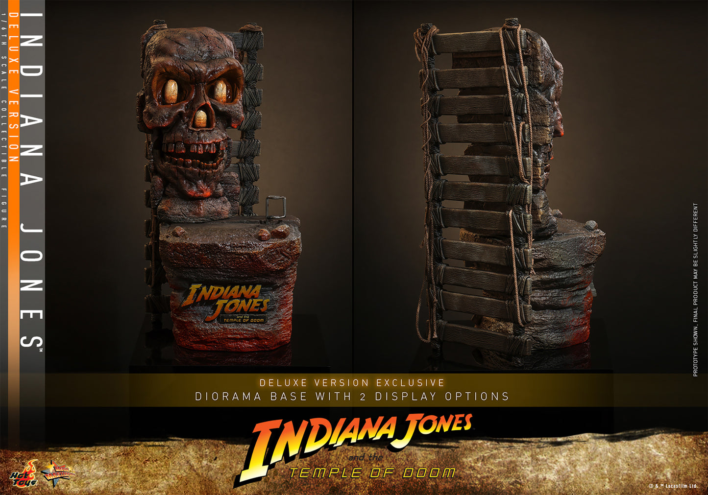 Indiana Jones and the Temple of Doom – 1/6 Scale Deluxe Figure by Hot Toys