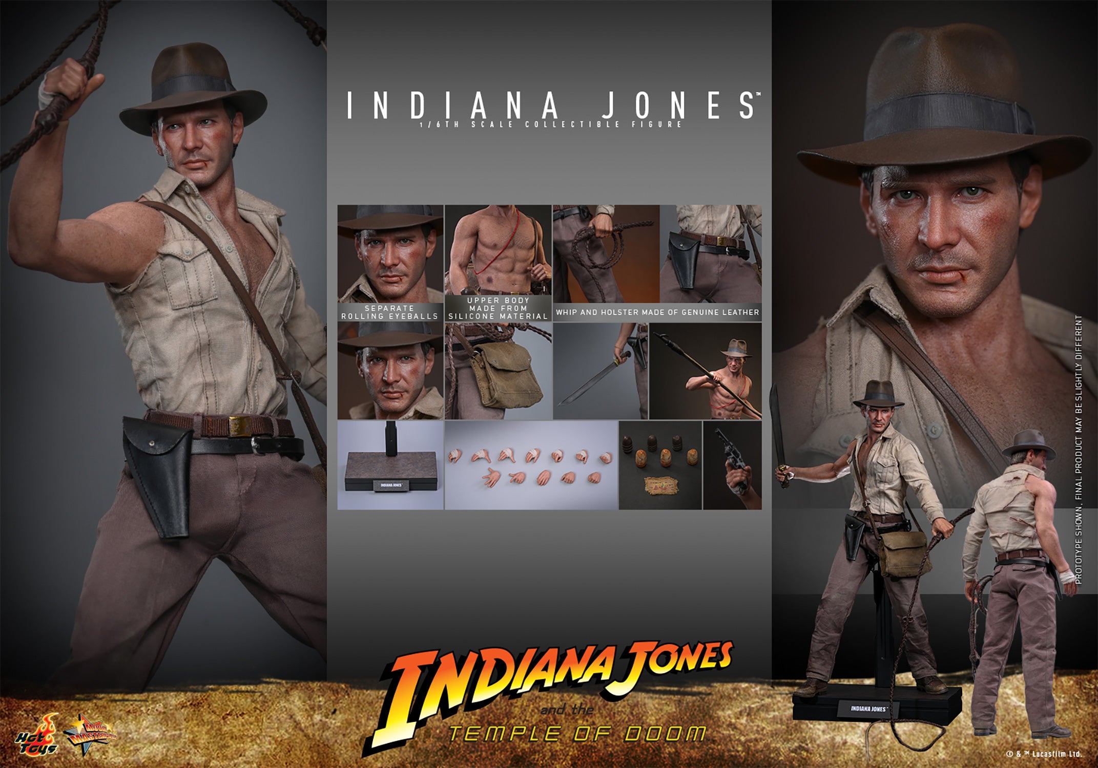 Indiana Jones and the Temple of Doom – 1/6 Scale Figure by Hot