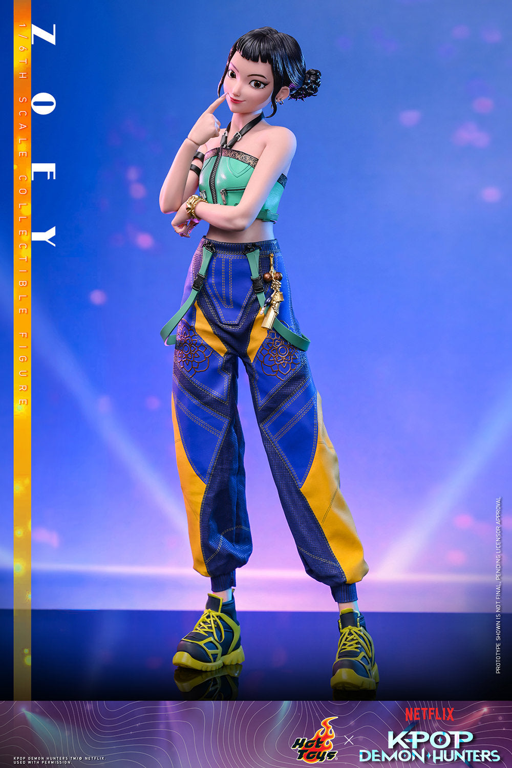 KPop Demon Hunters Zoey Sixth Scale Figure