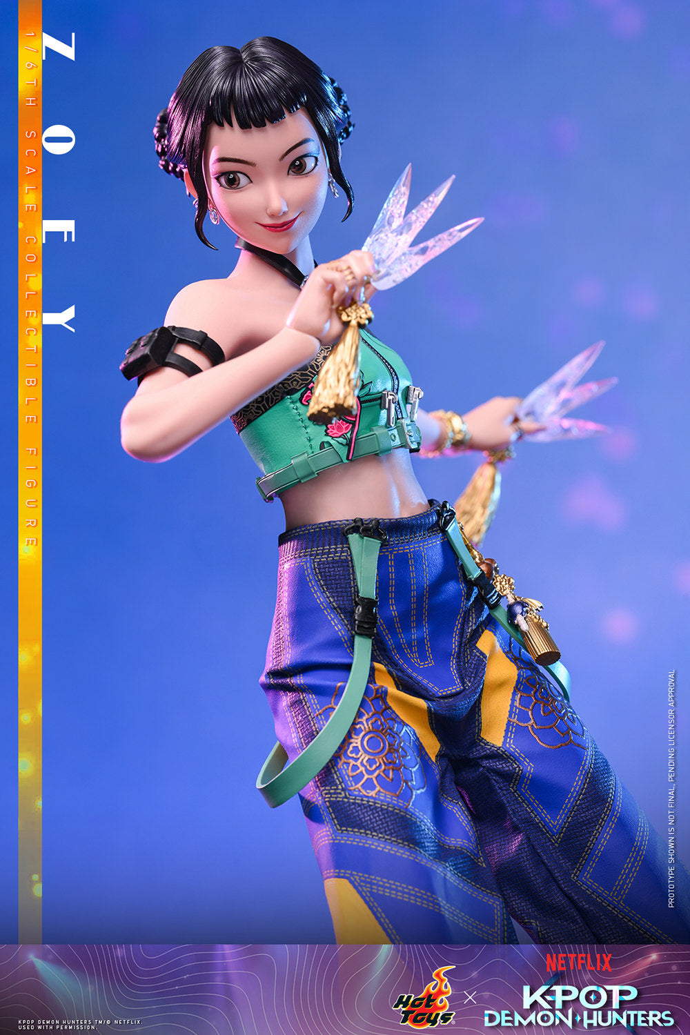 KPop Demon Hunters Zoey Sixth Scale Figure
