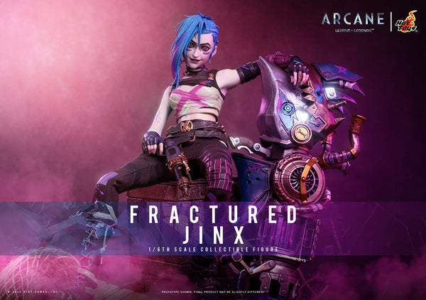 J庭 JINX Fractured Jinx Sixth Scale Collectible Figure (Arcane) — Hot Toys