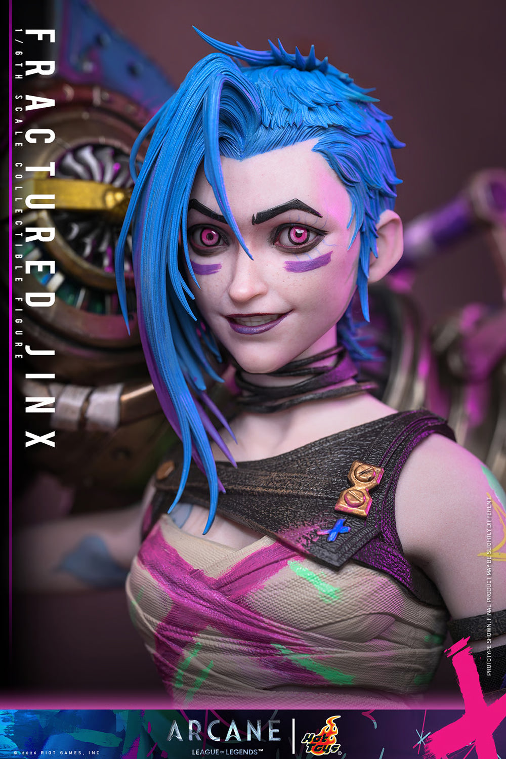 Fractured Jinx Sixth Scale Collectible Figure (Arcane) — Hot Toys