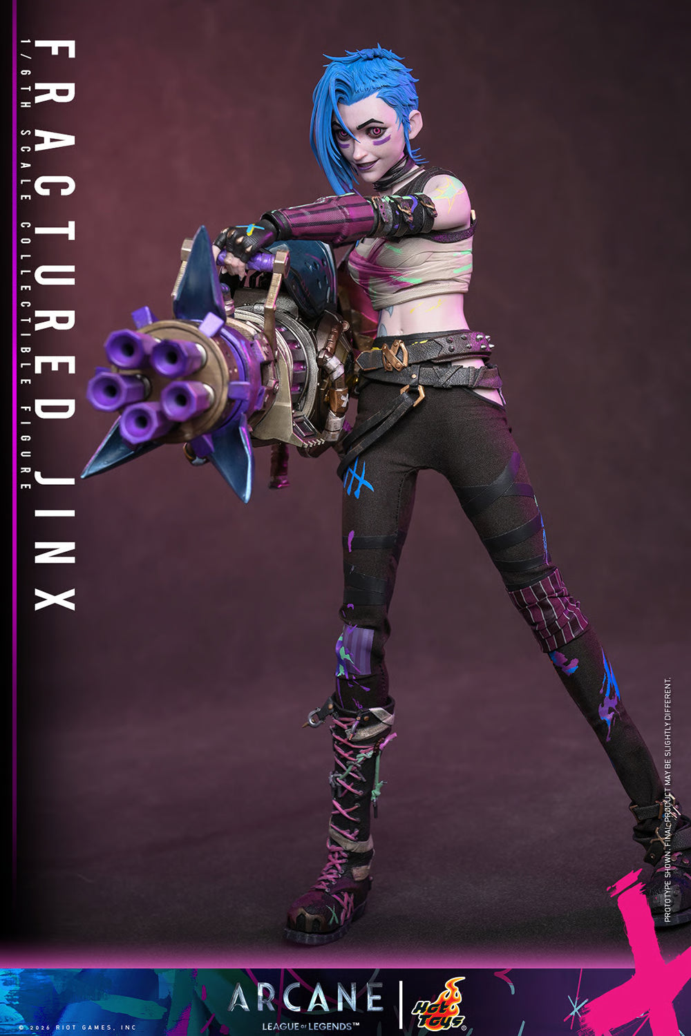 Fractured Jinx Sixth Scale Collectible Figure (Arcane) — Hot Toys