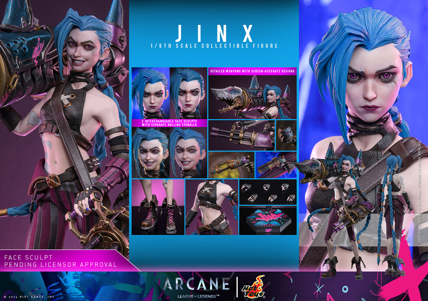 Arcane Jinx Sixth Scale Figure