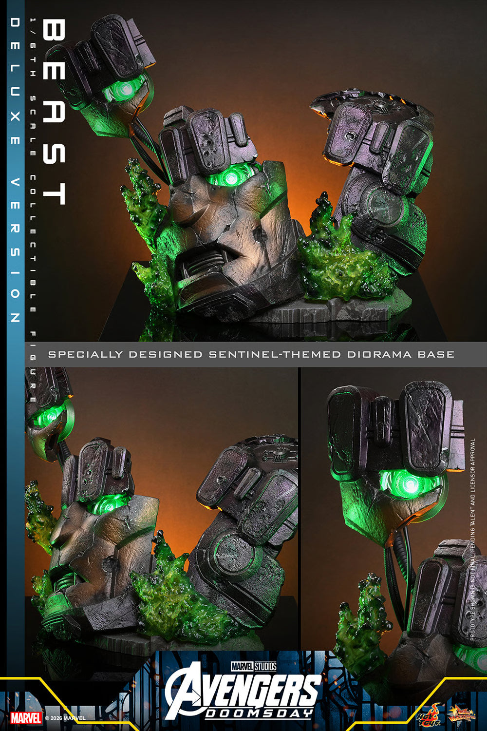 Beast (Deluxe Version) Sixth Scale Figure by Hot Toys