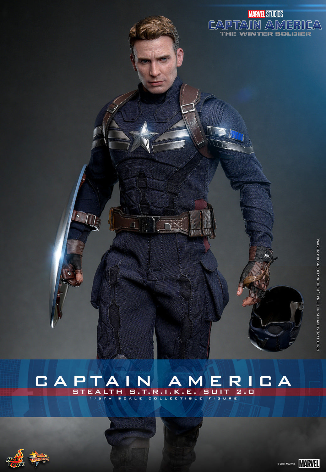 Captain America (Stealth STRIKE Suit) 2.0 Sixth Scale Figure