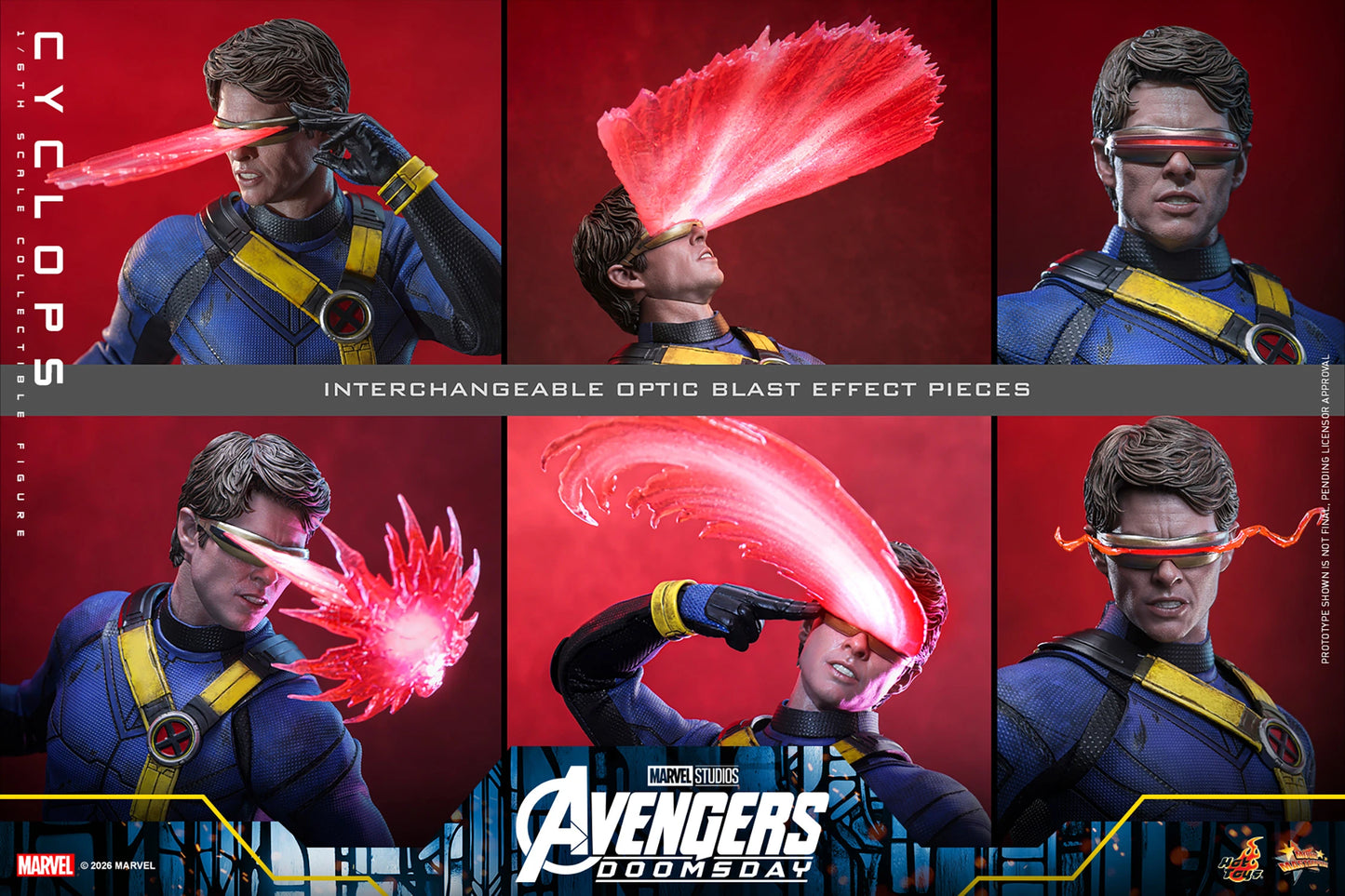 Cyclops 1/6th Scale Collectible Figure (Avengers: Doomsday) – Hot Toys