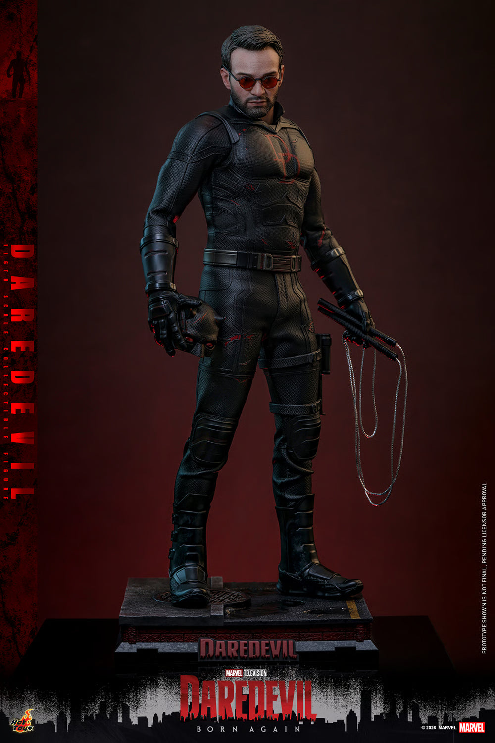 Hot Toys Daredevil Born Again Season 2 Figure TMS186 | 1/6 Scale Charlie Cox