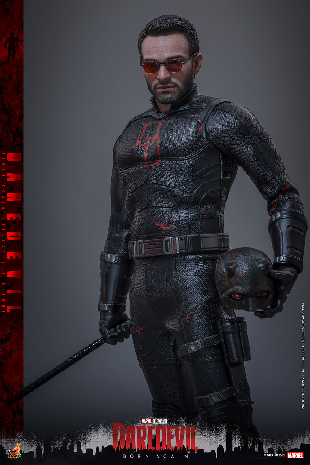 Hot Toys Daredevil Born Again Season 2 Figure TMS186 | 1/6 Scale Charlie Cox
