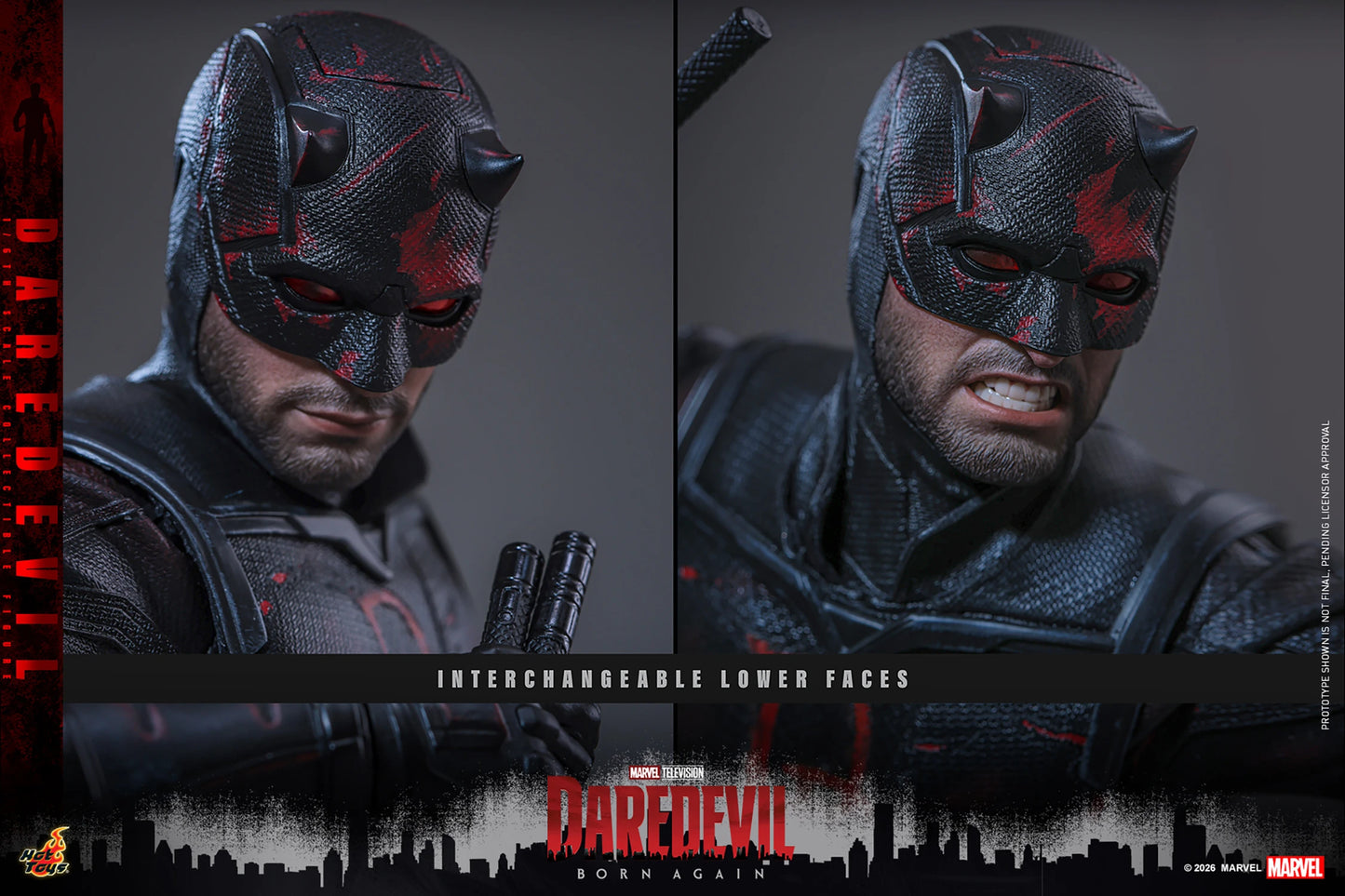 Hot Toys Daredevil Born Again Season 2 Figure TMS186 | 1/6 Scale Charlie Cox