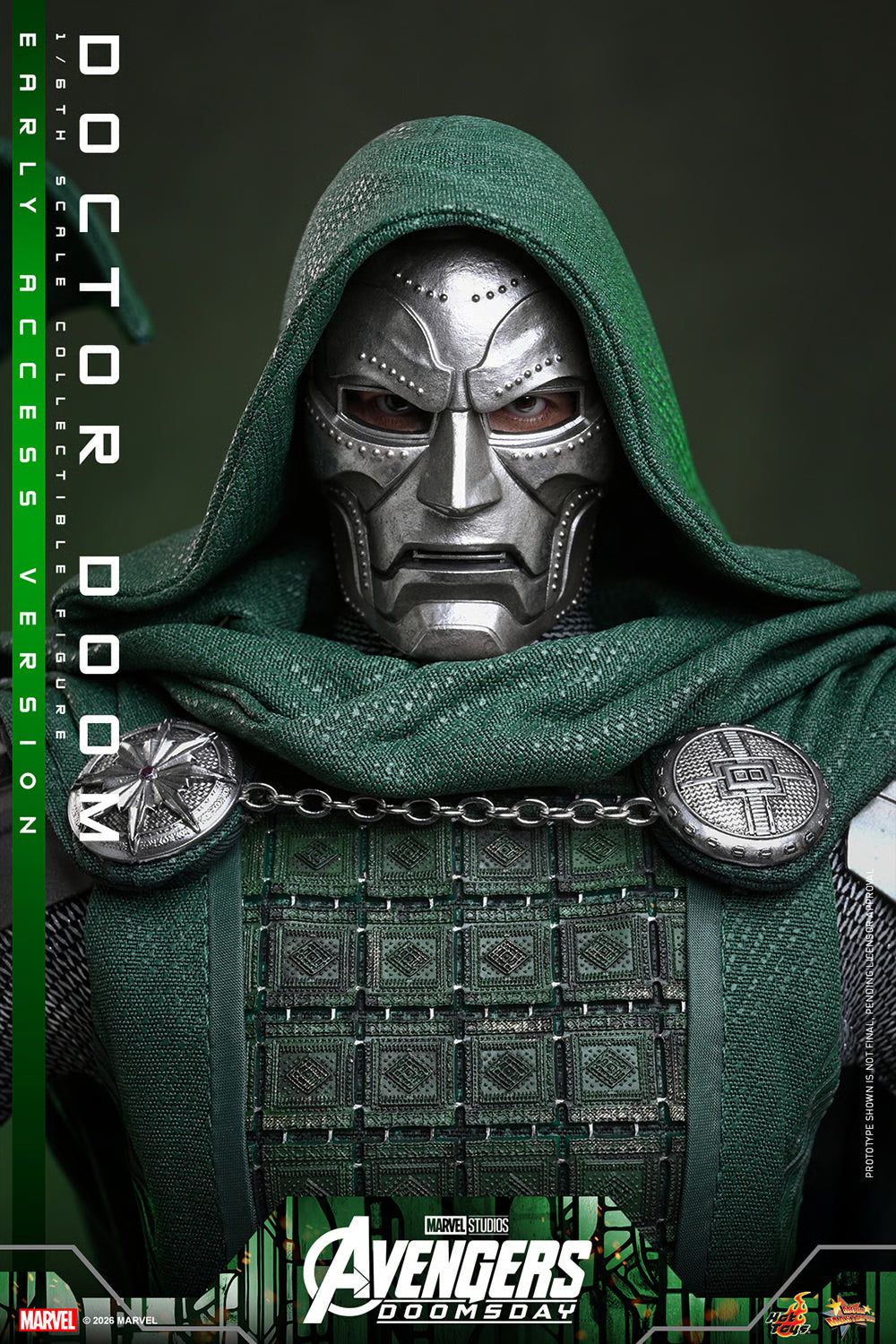 Doctor Doom 1:6 Scale Collectible Figure by Hot Toys