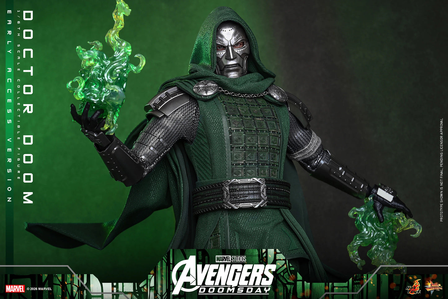 Doctor Doom 1:6 Scale Collectible Figure by Hot Toys