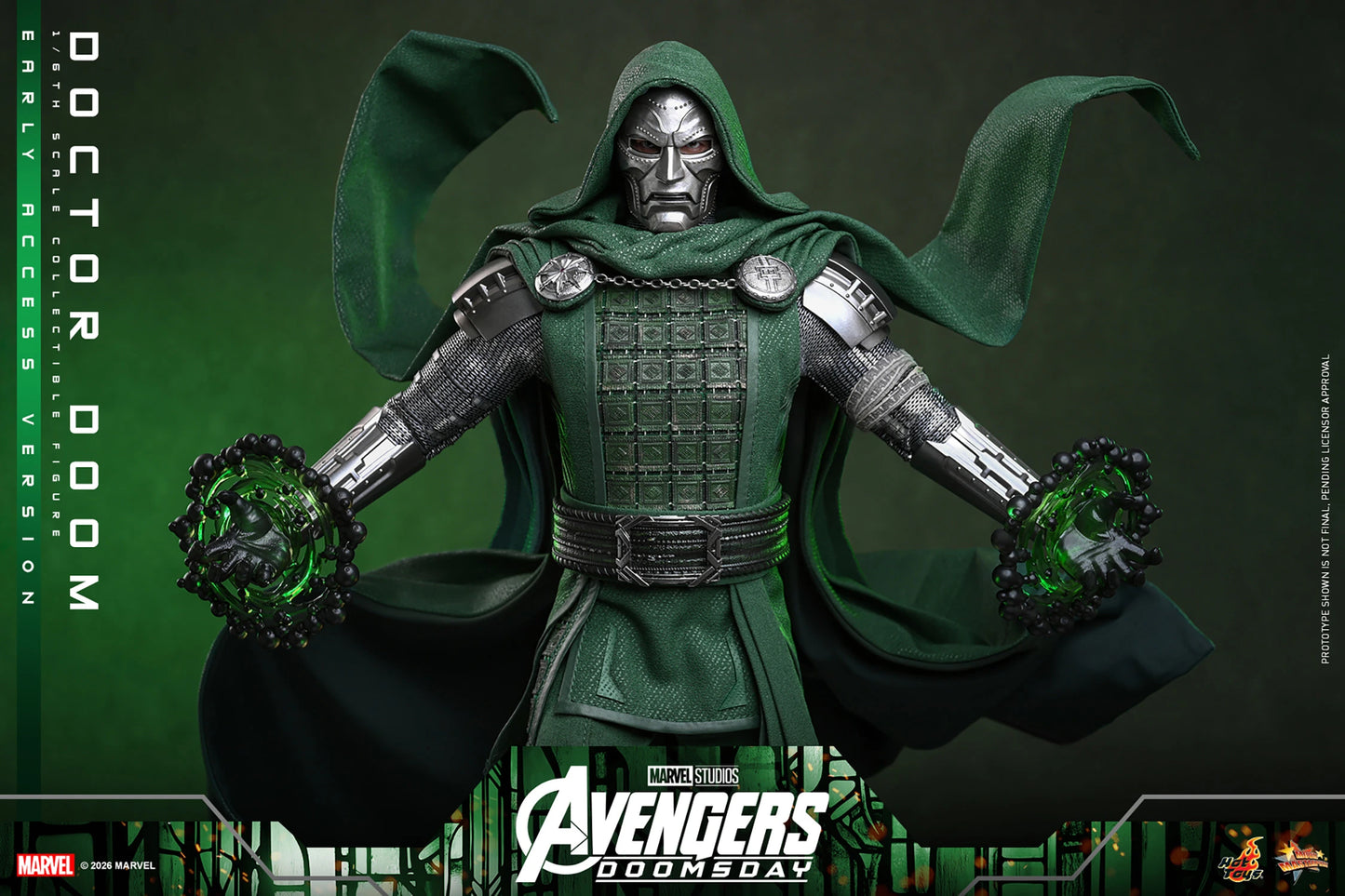 Doctor Doom 1:6 Scale Collectible Figure by Hot Toys