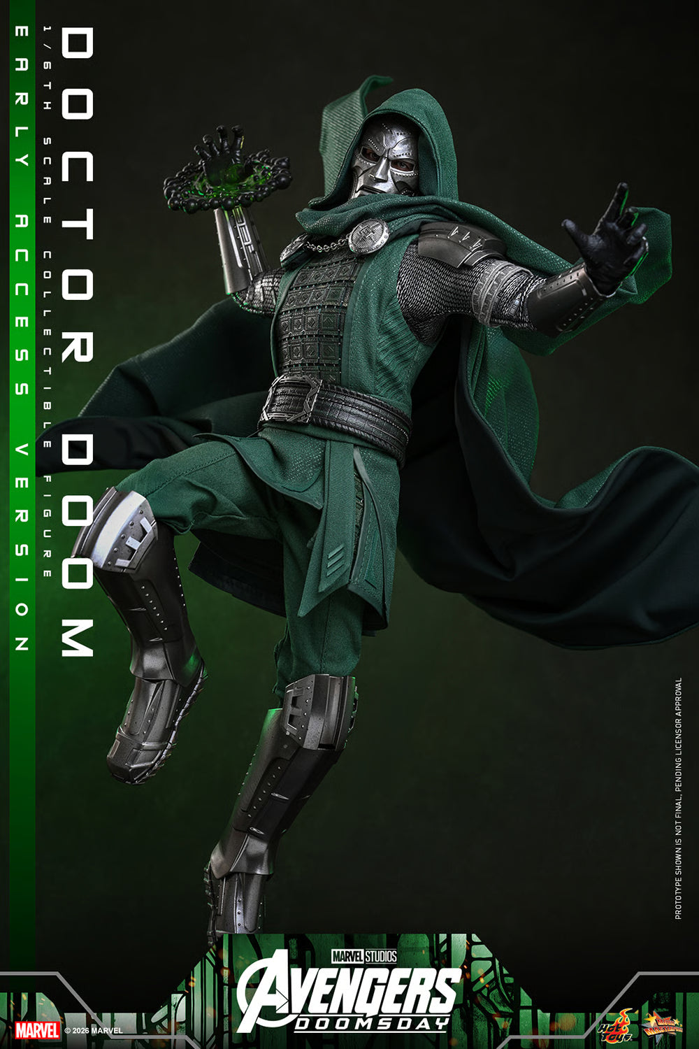 Doctor Doom 1:6 Scale Collectible Figure by Hot Toys