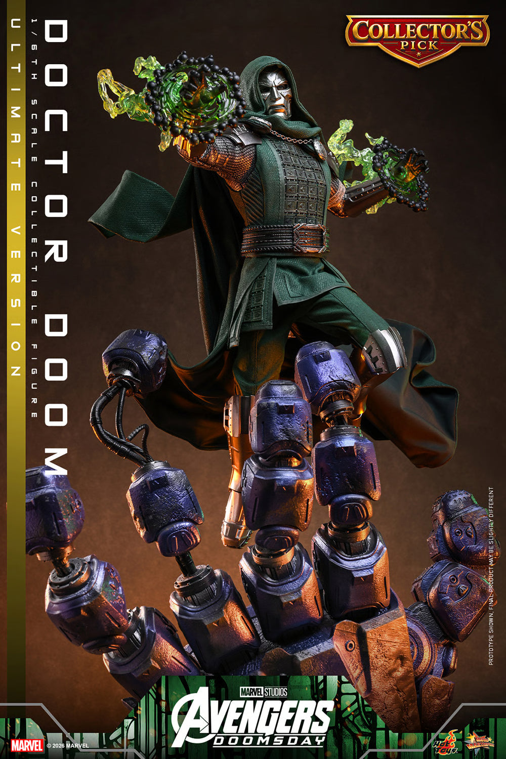 Doctor Doom Collectible Figure (Ultimate Version) — 1:6th Scale, Avengers: Doomsday