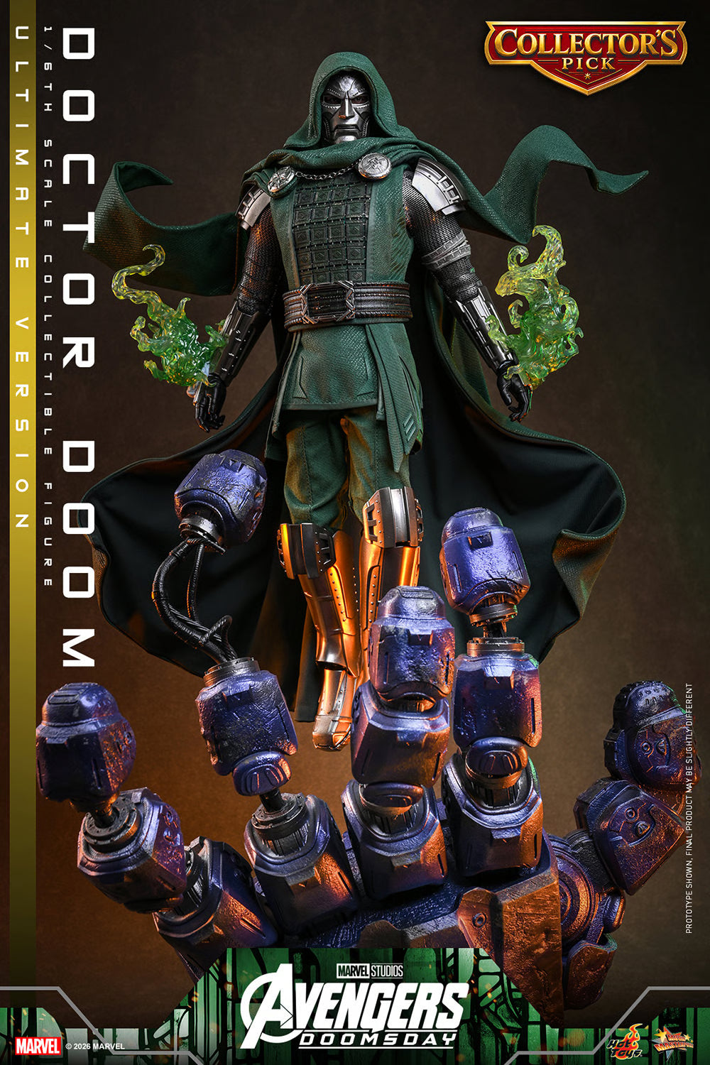 Doctor Doom Collectible Figure (Ultimate Version) — 1:6th Scale, Avengers: Doomsday