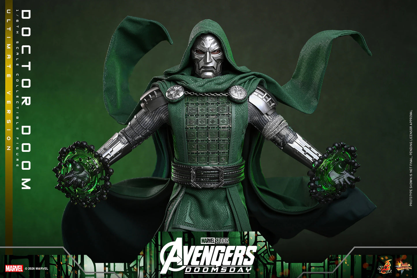 Doctor Doom Collectible Figure (Ultimate Version) — 1:6th Scale, Avengers: Doomsday