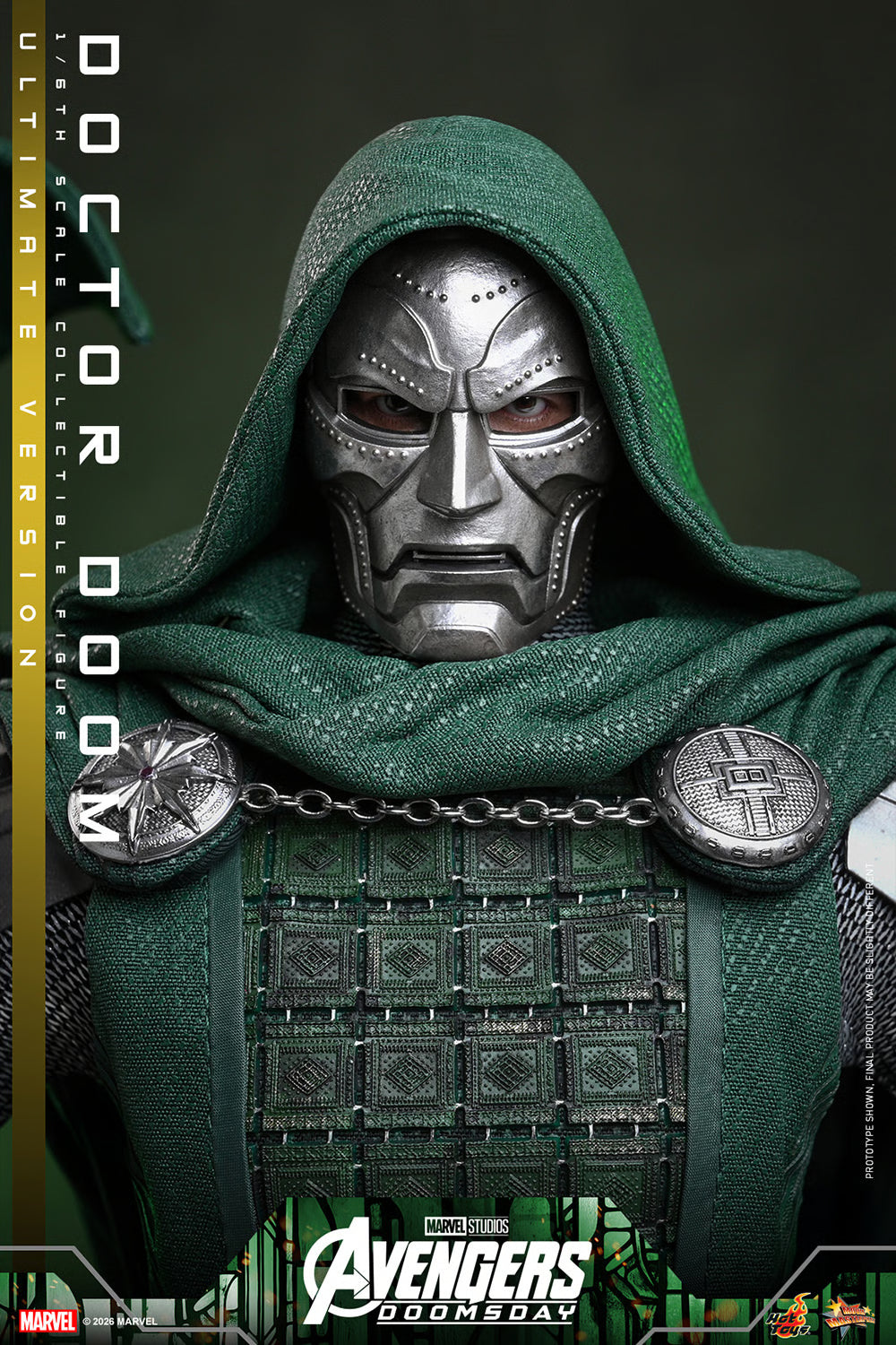 Doctor Doom Collectible Figure (Ultimate Version) — 1:6th Scale, Avengers: Doomsday