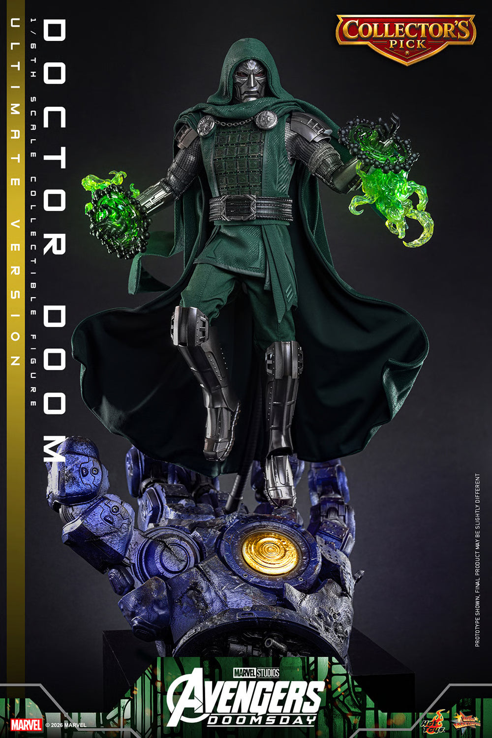 Doctor Doom Collectible Figure (Ultimate Version) — 1:6th Scale, Avengers: Doomsday