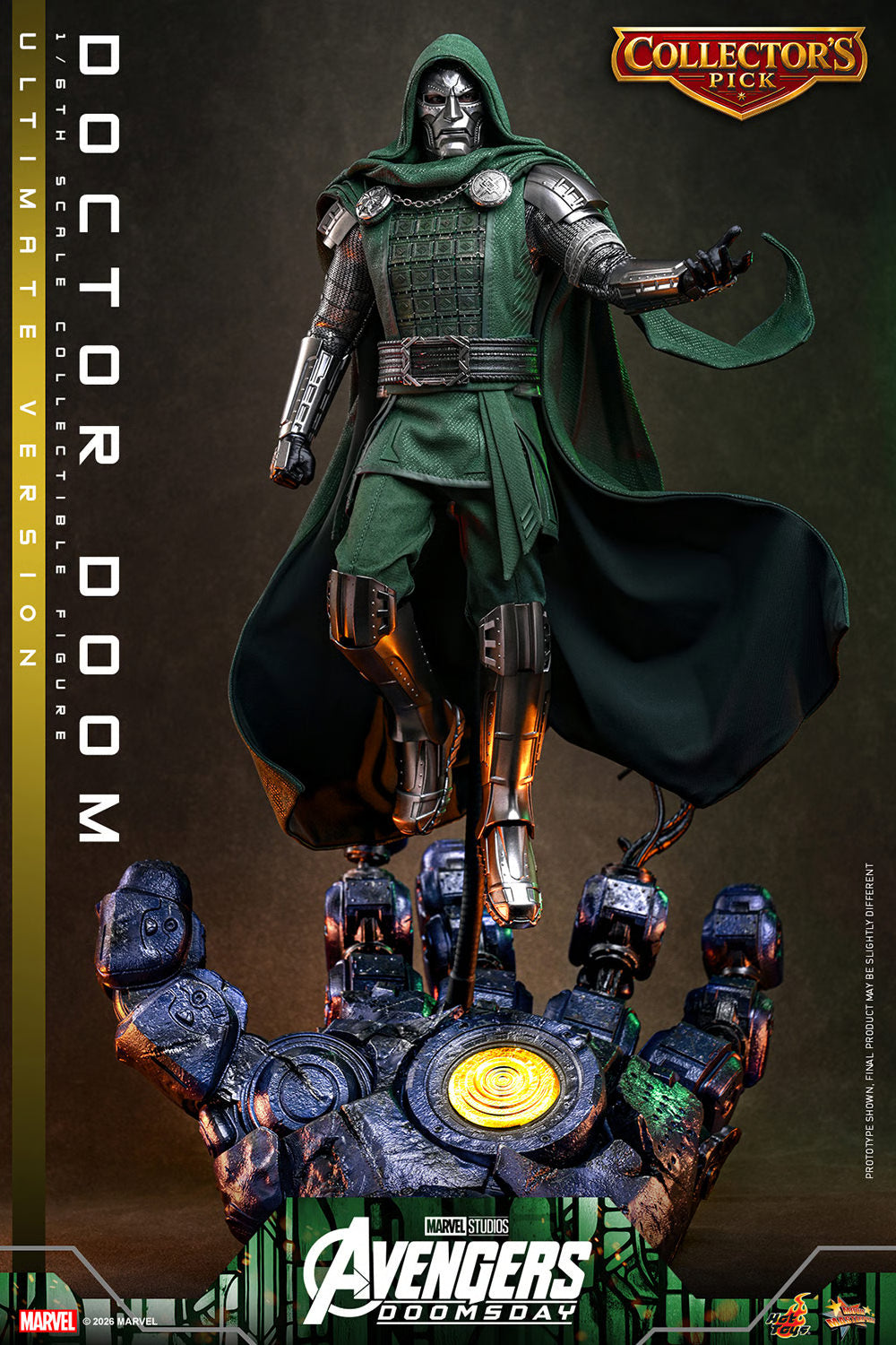 Doctor Doom Collectible Figure (Ultimate Version) — 1:6th Scale, Avengers: Doomsday