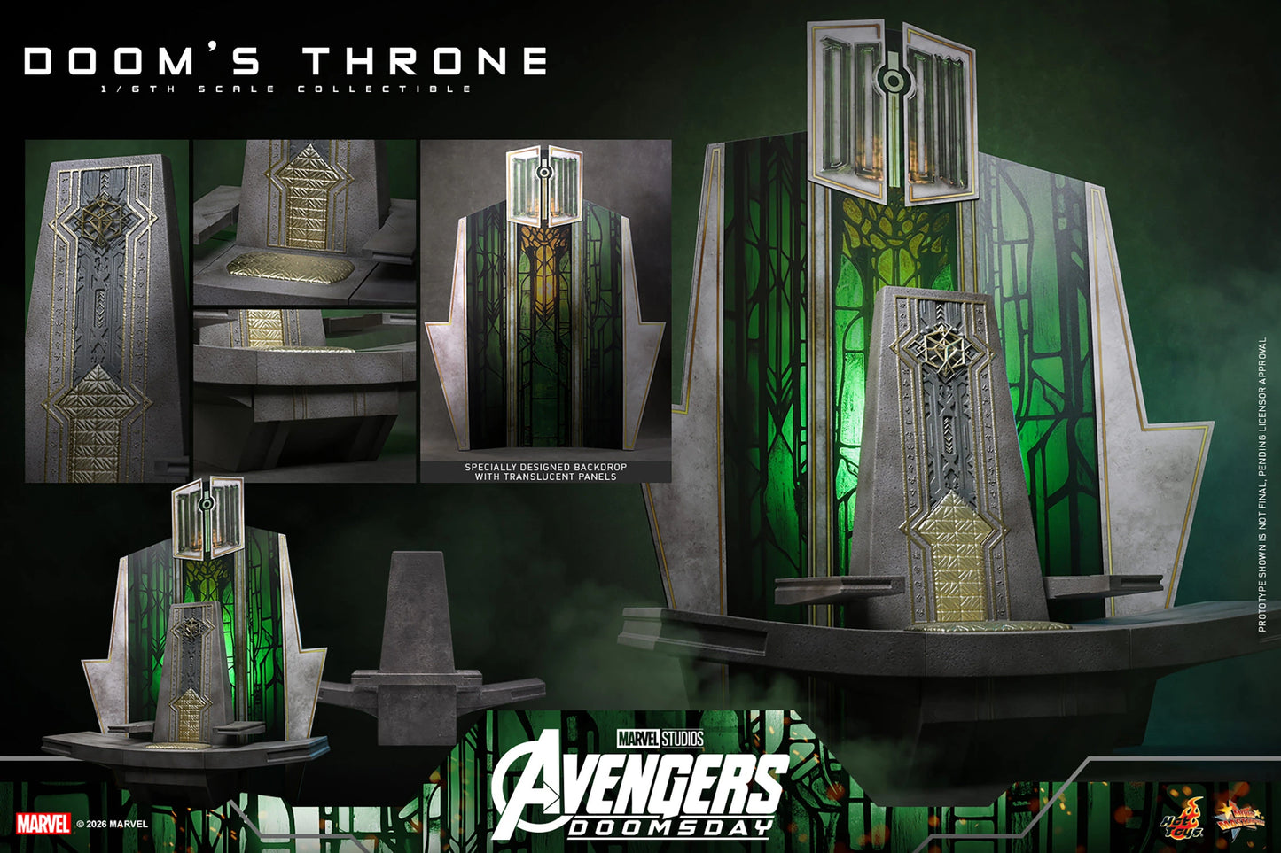 Doom's Throne Sixth Scale Accessory Collectible