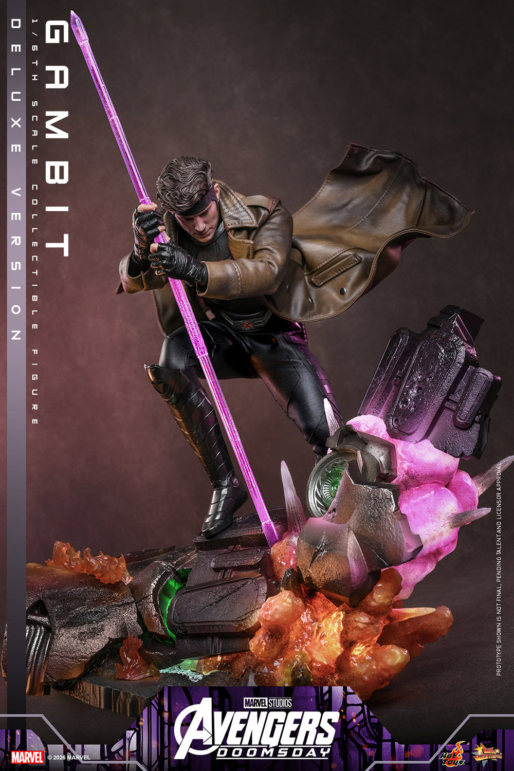 Hot Toys 1/6th Scale Gambit Collectible Figure (Deluxe Version) - Avengers: Doomsday